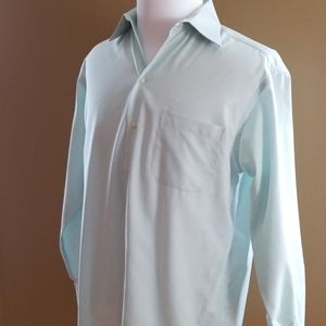 Concepts Mens 15.5 Light Green Dress Shirt